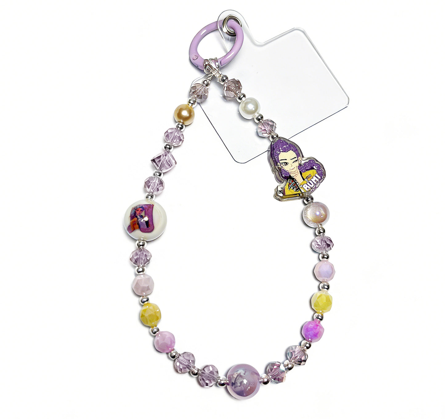 k-pop Phone Charm, Anti-Theft Phone Wrist Strap Cellphone Charms Strap
