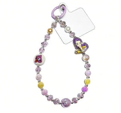 k-pop Phone Charm, Anti-Theft Phone Wrist Strap Cellphone Charms Strap